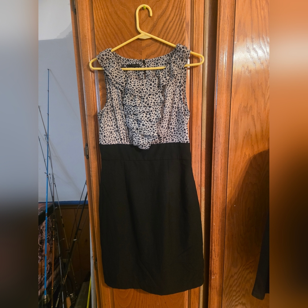 Maurices Cheetah Print Colorblock Dress Size 7/8